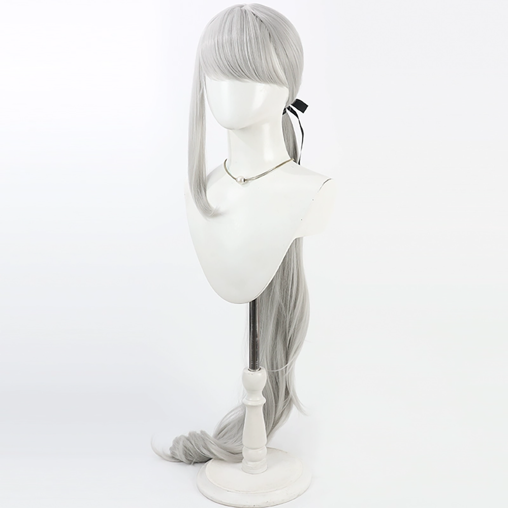 The Hundred Line -Last Defense Academy-Tsubasa Kawana White Cosplay Wig